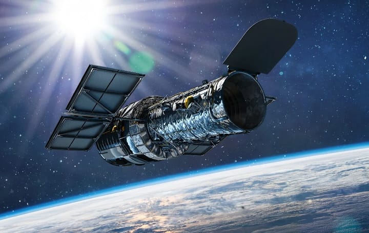 Satélite de exploração espacial Hubble