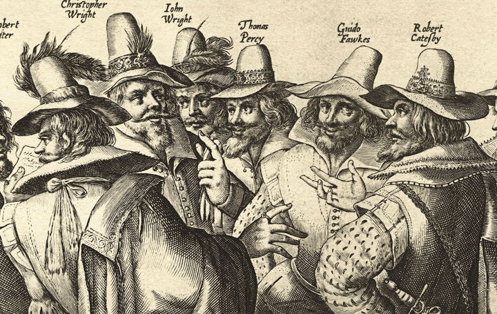 Guy Fawkes e a conspiração da pólvora