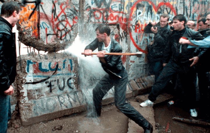 Derrubada do muro de Berlin