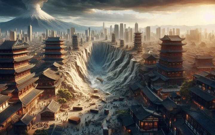 Terremoto em Shaanxi, China