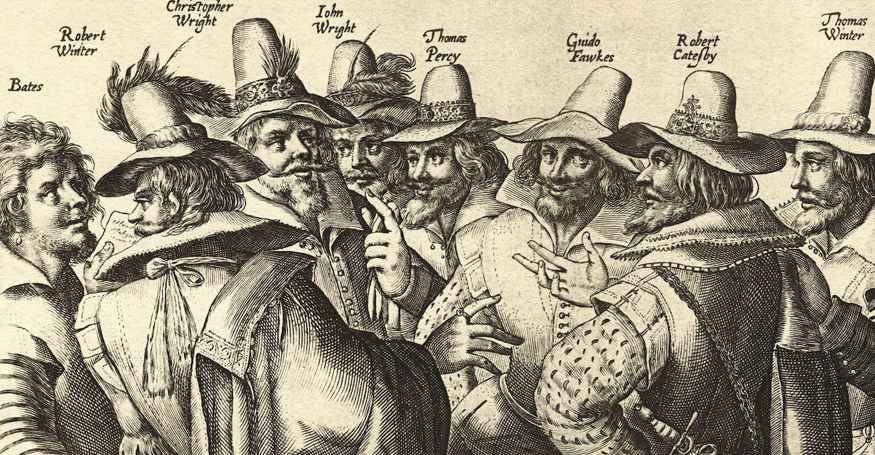 Guy Fawkes e a conspiração da pólvora